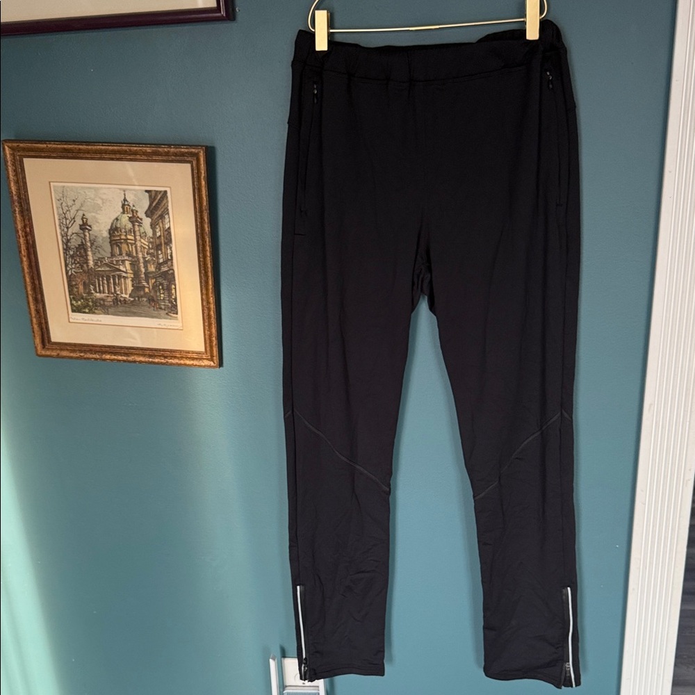 Men’s Rabbit Black Athletic Track Joggers